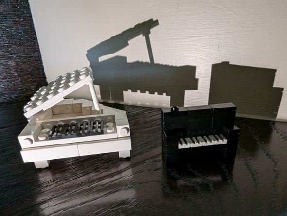 Two Lego Pianos