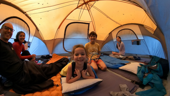 Camping on Cumberland Island