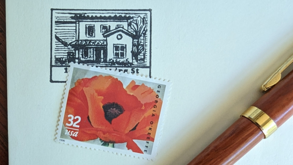 Photo of handmade stamp