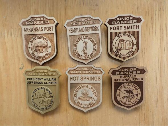 photo of Junior Ranger Badges from Arizona National Parks