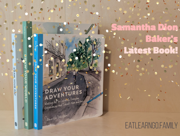Samantha Dion Baker books lined up in order 